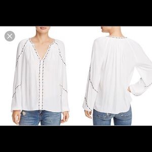 RAMY BROOK (NWT) white, silk blouse
